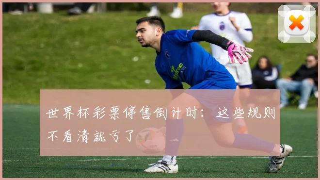 世界杯彩票停售倒计时：这些规则不看清就亏了